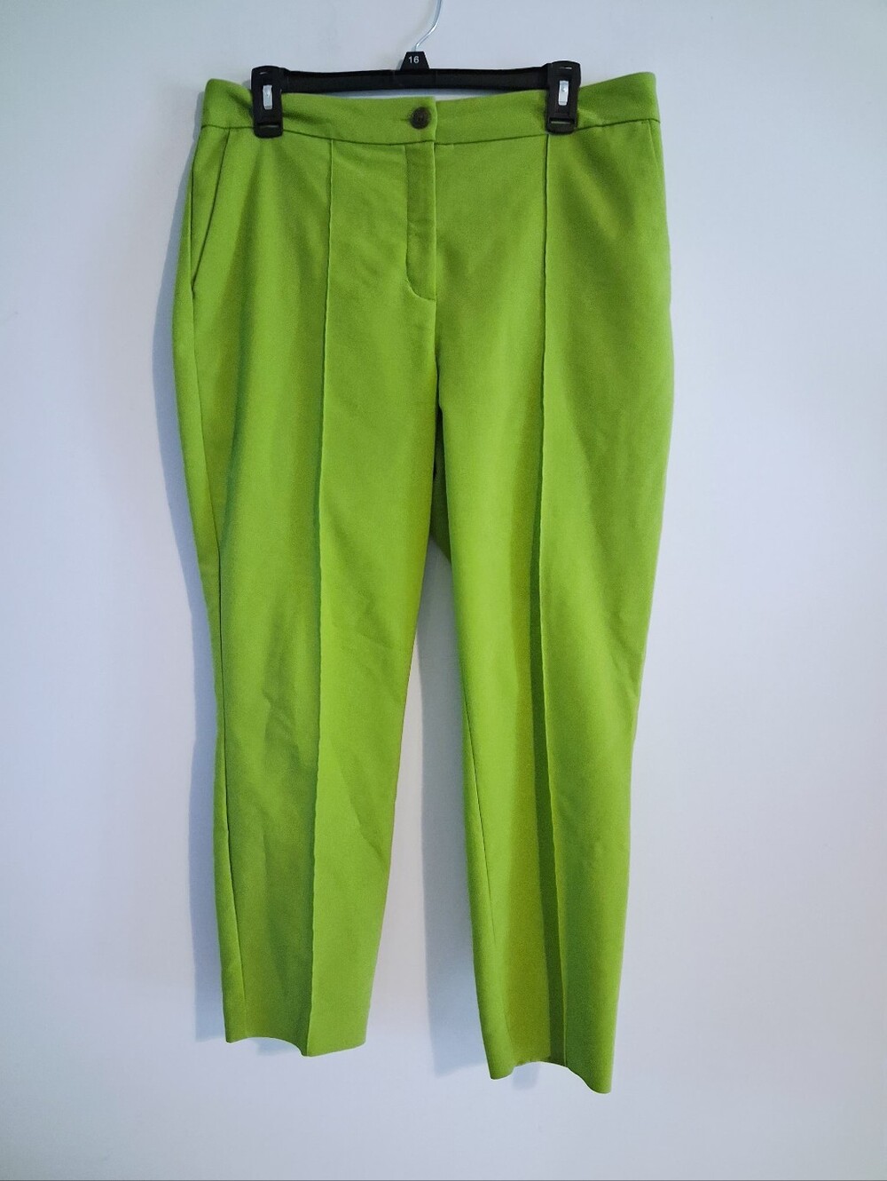 Express Lime Green Tailored Ankle Pants